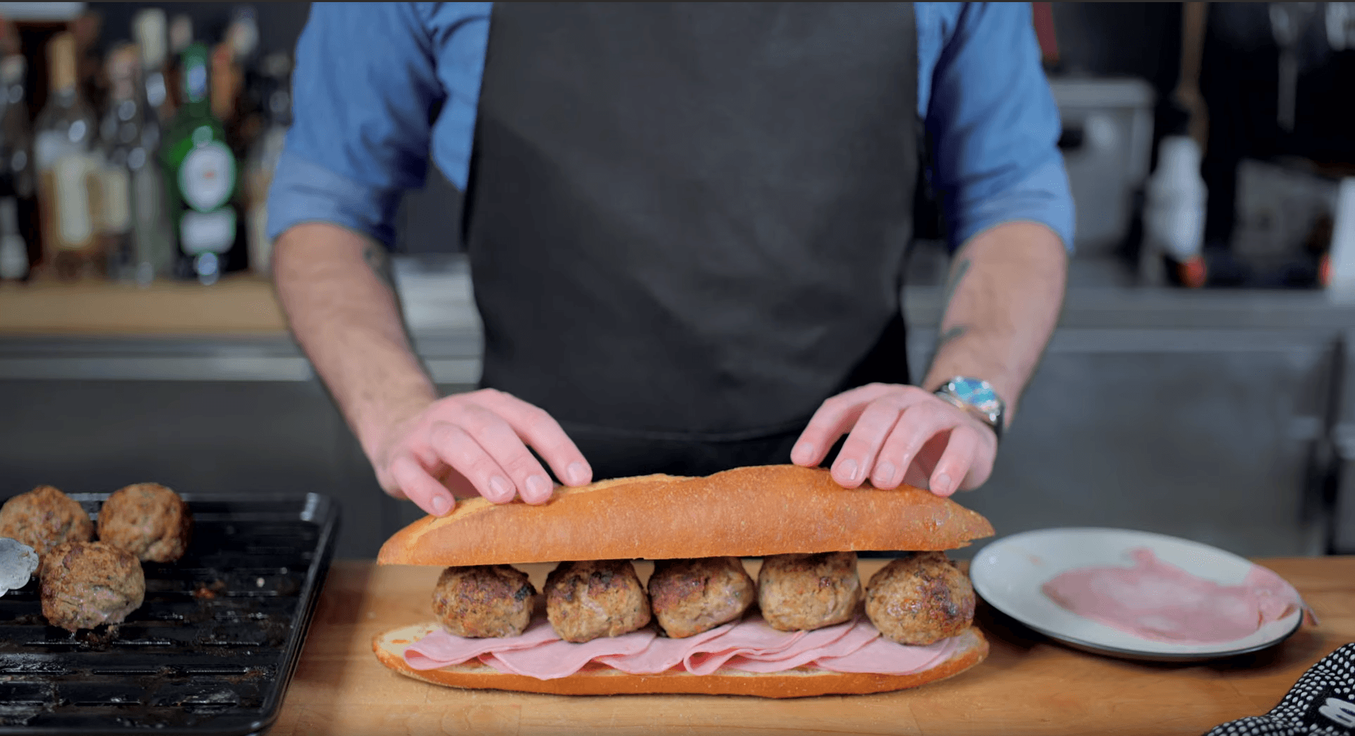 Picture for Binging with Babish 4 Million Subscriber Special: Death Sandwich from Regular Show