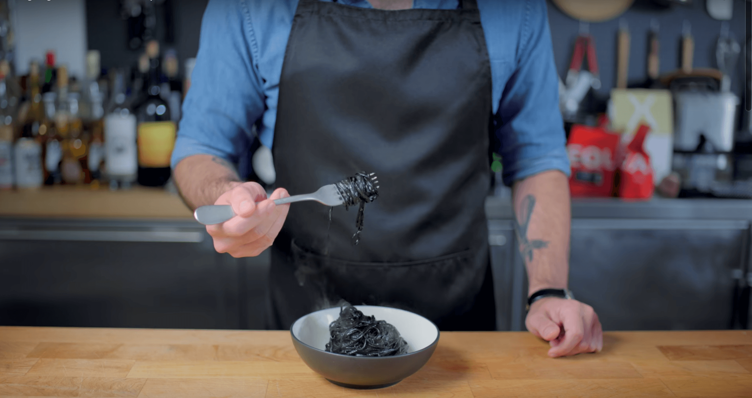 Picture for Squid Ink Pasta inspired by JoJo's Bizarre Adventure