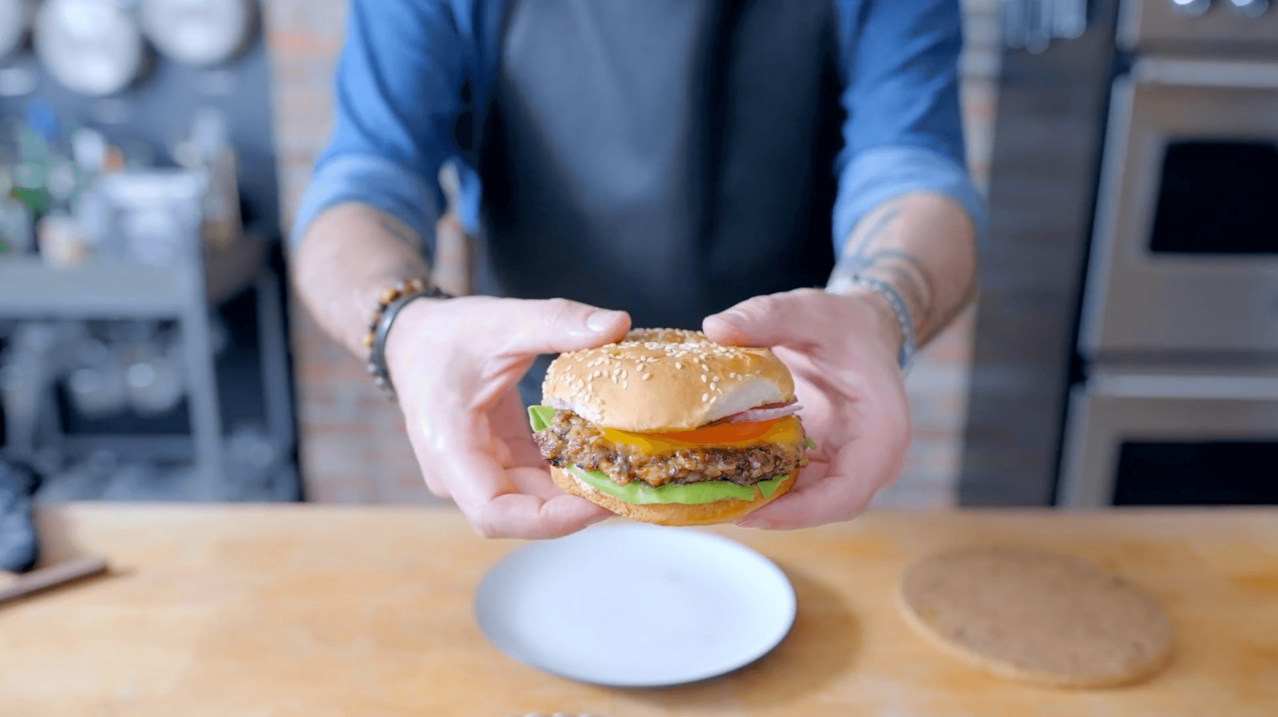 Picture for "If Looks Could Kale" Burger inspired by Bob's Burgers