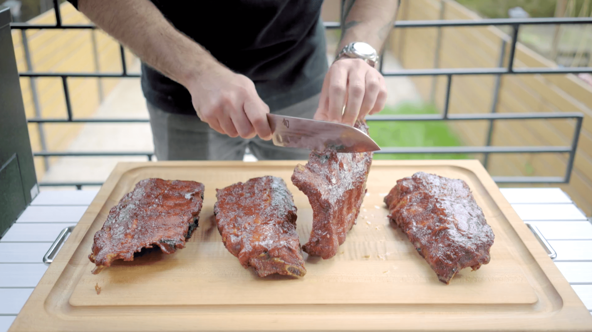 Picture for GAS GRILL-SMOKED RIBS