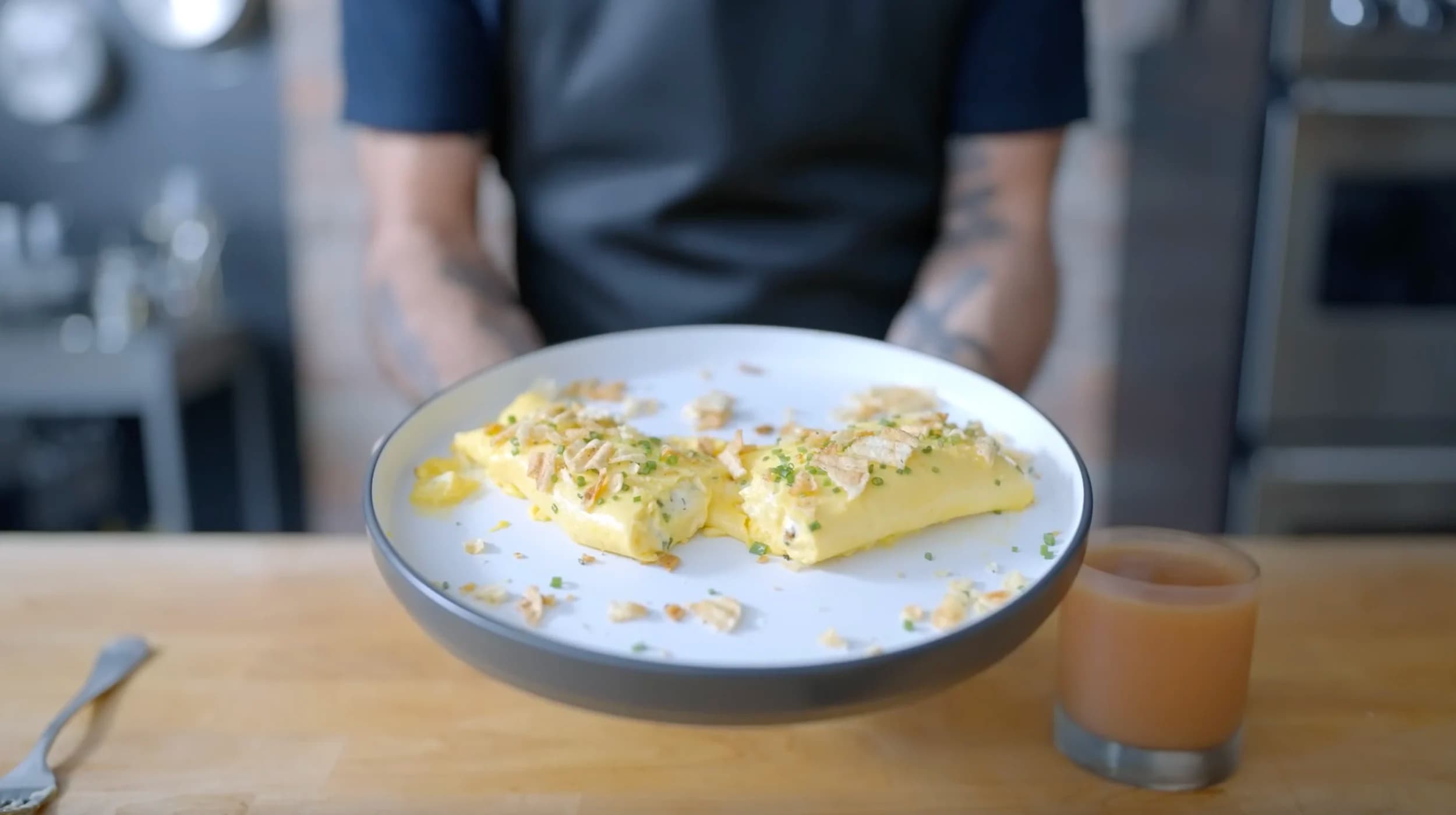 Picture for Potato Chip Omelet inspired by The Bear