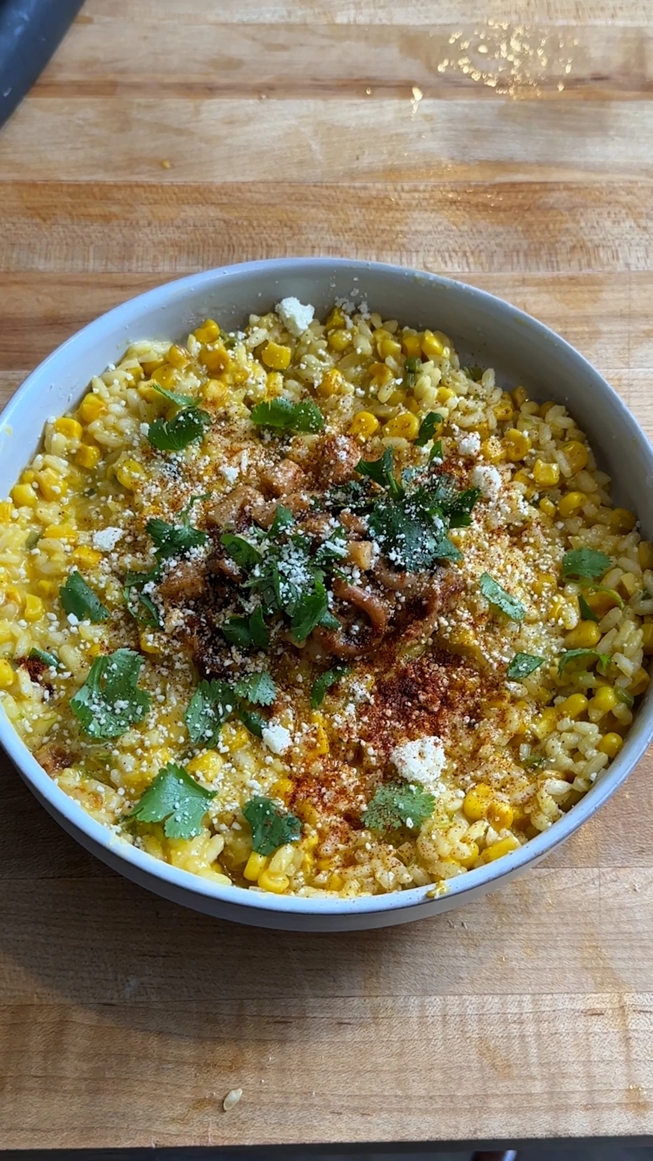 Picture for Elote Risotto with Sautéed Octopus