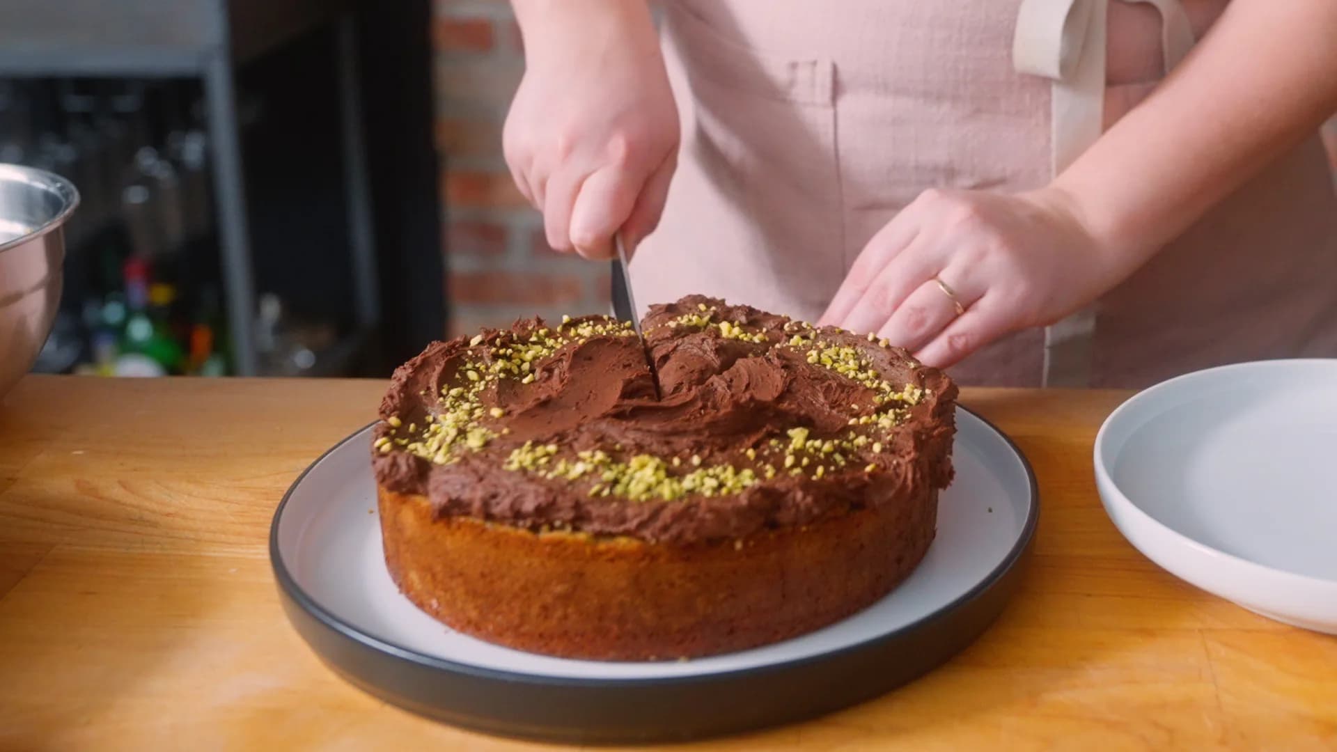 Picture for Pistachio Cake with Chocolate Ganache