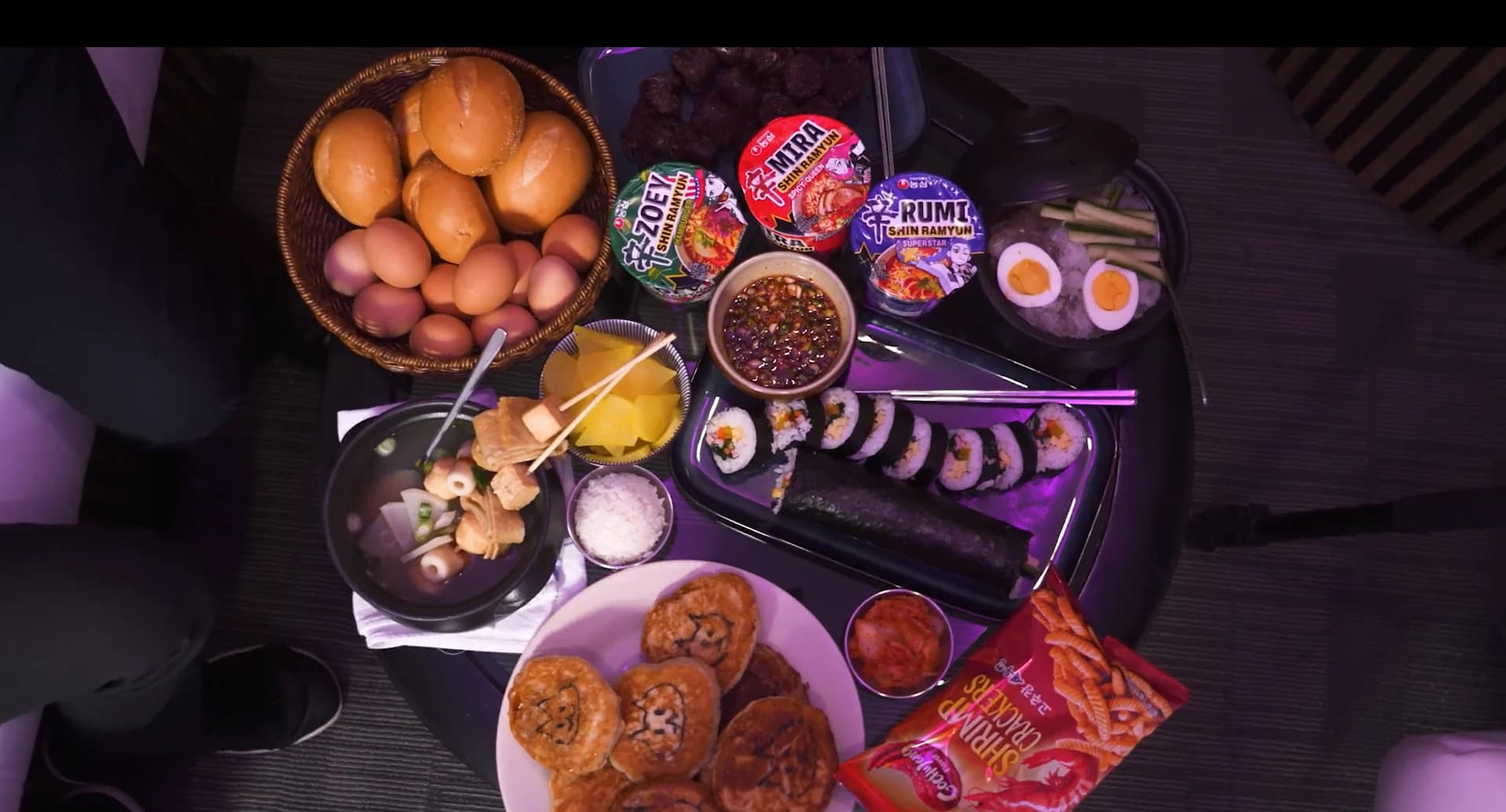 KPop Demon Hunters Airplane Feast