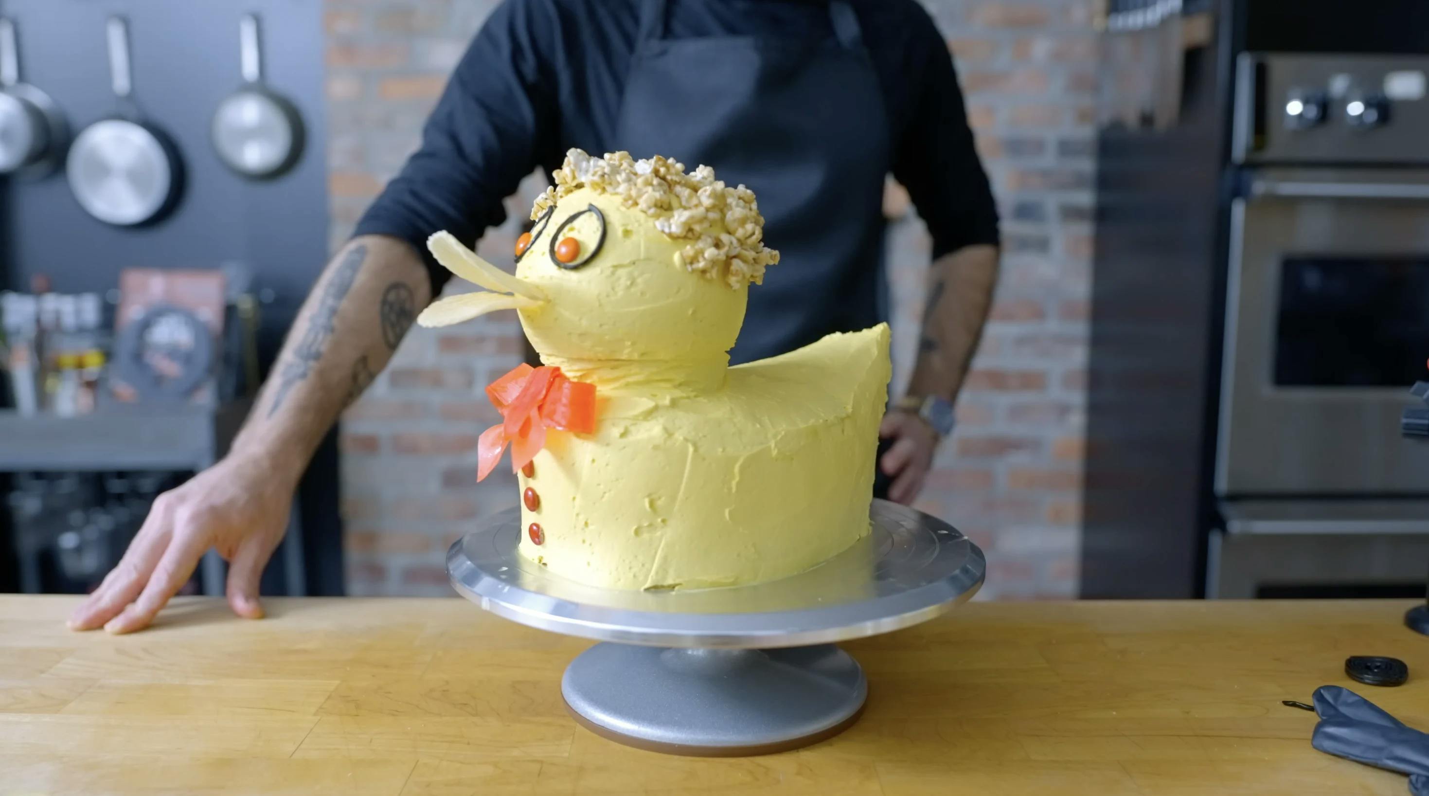 Duck Cake Inspired by Bluey